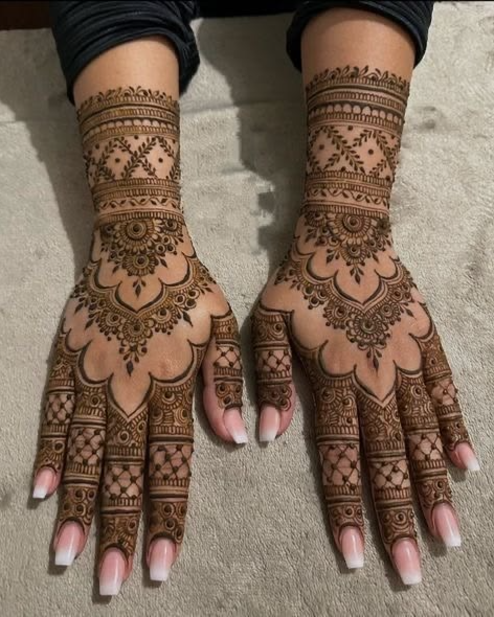 detailed henna